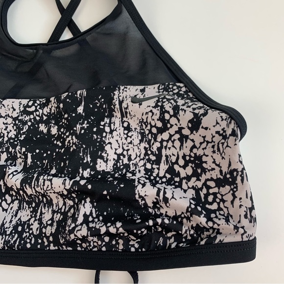 Nike Swim High Neck Mesh Bikini Top Large - Picture 2 of 7